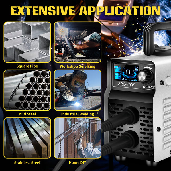 Saldatrice a elettrodo SSimder ARC-200S, saldatrice TIG/Stick 2 in 1