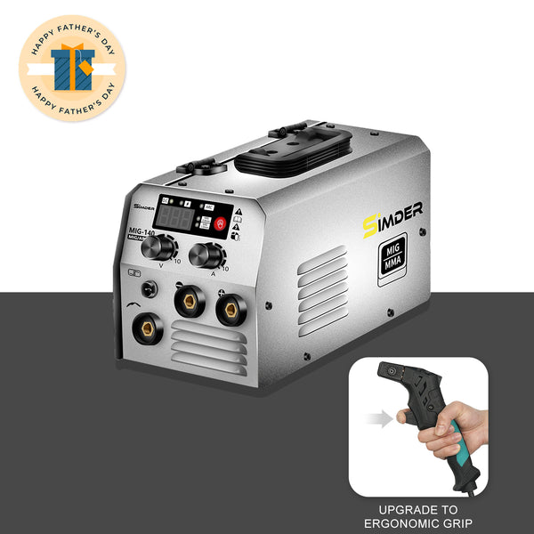 SSimder MIG-140S Gasless 2 in 1 MIG Welder