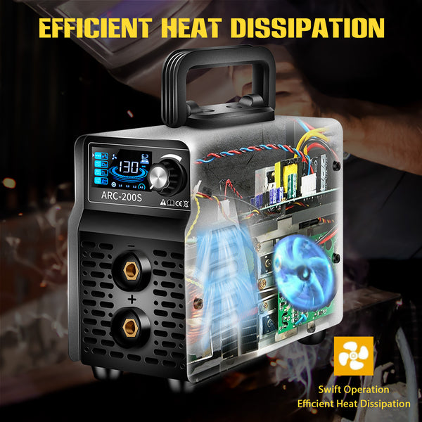 Saldatrice a elettrodo SSimder ARC-200S, saldatrice TIG/Stick 2 in 1