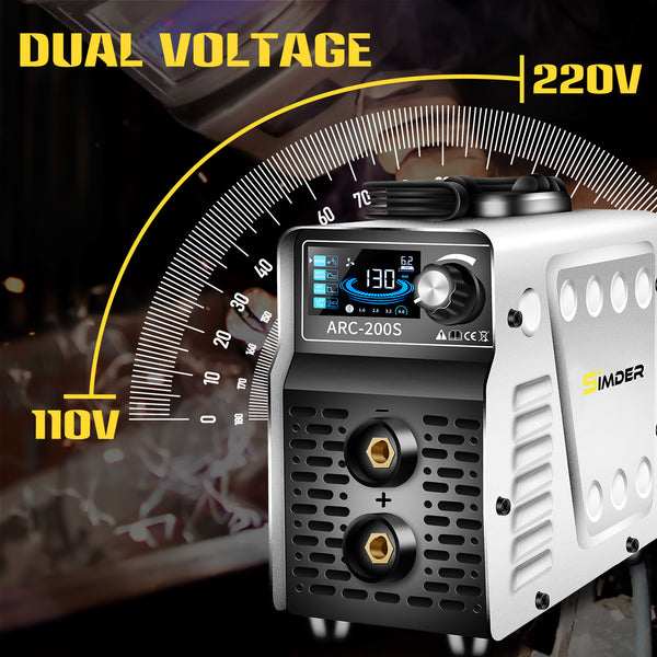 Saldatrice a elettrodo SSimder ARC-200S, saldatrice TIG/Stick 2 in 1