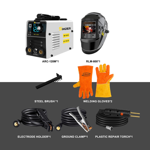 SSIMDER ARC-120M Stick Welder & Hot Stapler
