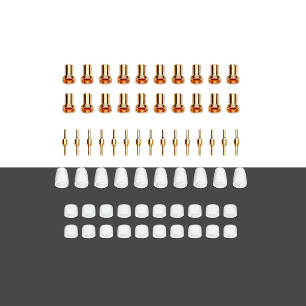 Ssimder Plasmaschneider Fackel Verbrauchsmaterial Pack 65pcs