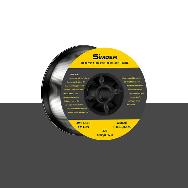 SSimder Flux Core Welding Wire E71TGS.035" 2lbs