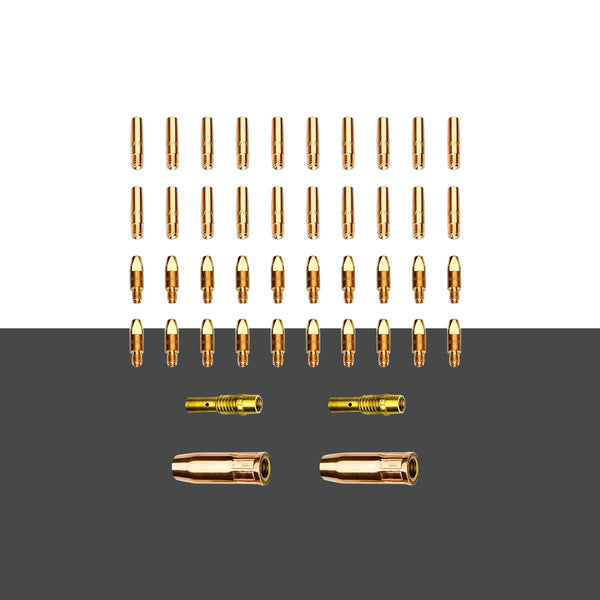 SSIMDER 15AK MIG Soldadura de aluminio Consumibles 44 piezas