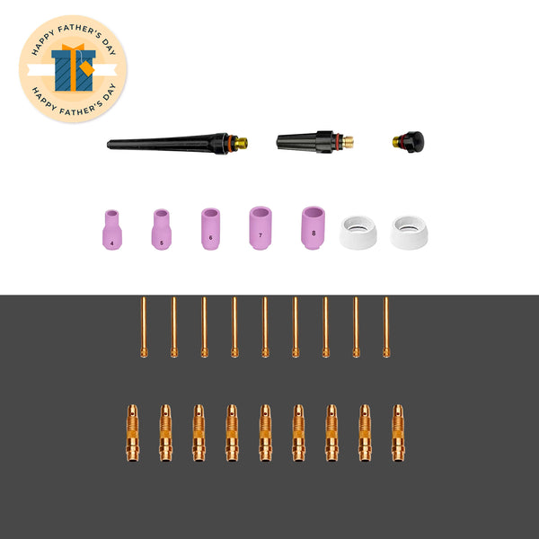 SSimder WP17 TIG Welding Consumables Pack 28Pcs