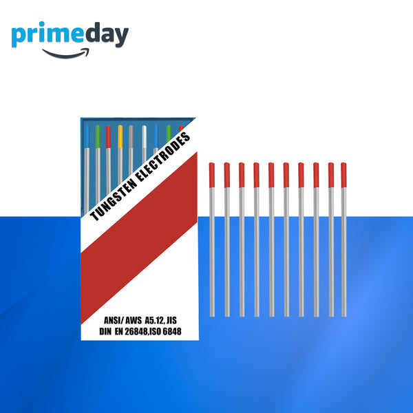 SSIMDER WT20 RED TIG Soldadura Electrodo de tungsteno 10 paquete