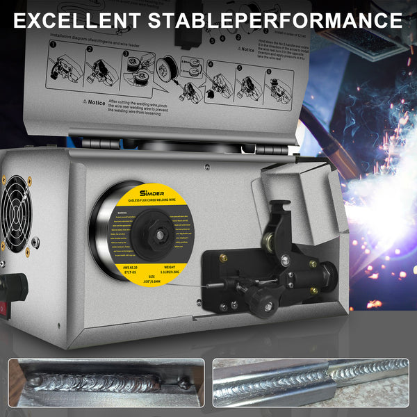 SSIMDER FLUX CORE SEDING FIL E71TGS.035 "2LBS