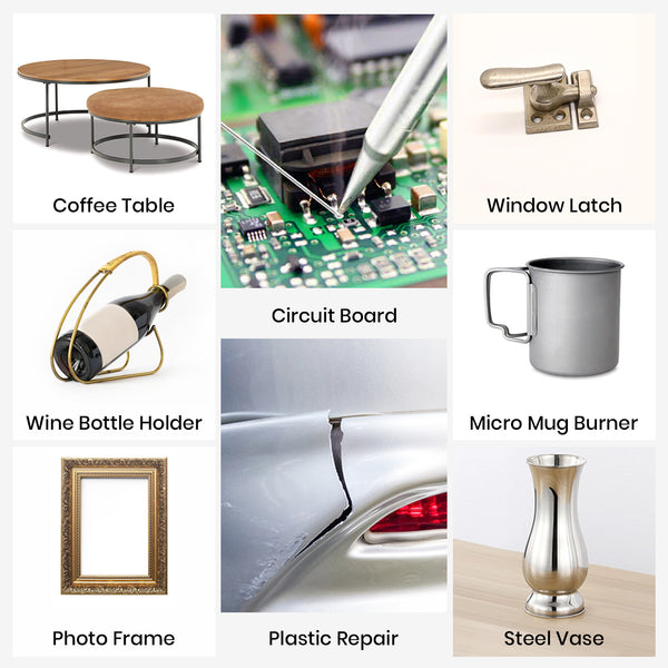 USED-SSimder SD-5010 PRO 5-in-1 Welder, Hot Stapler&Soldering Iron