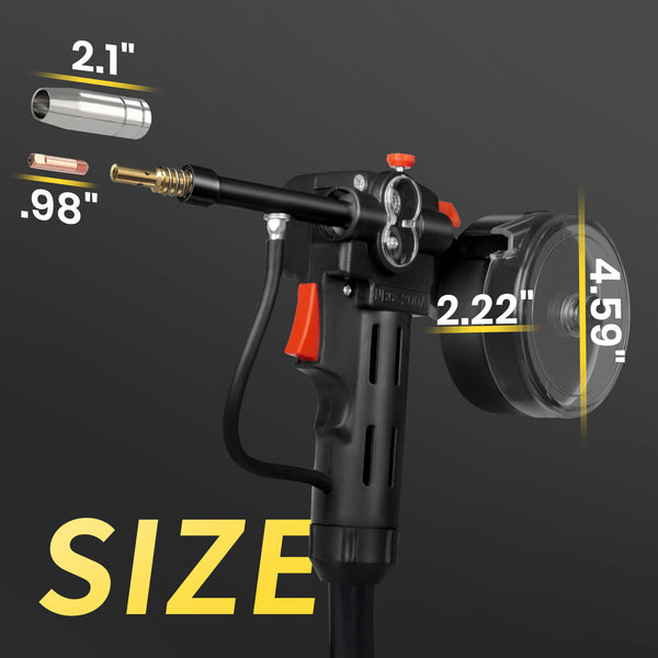Pistola per saldatura a bobina SSimder da 16 piedi e 200 Ampere