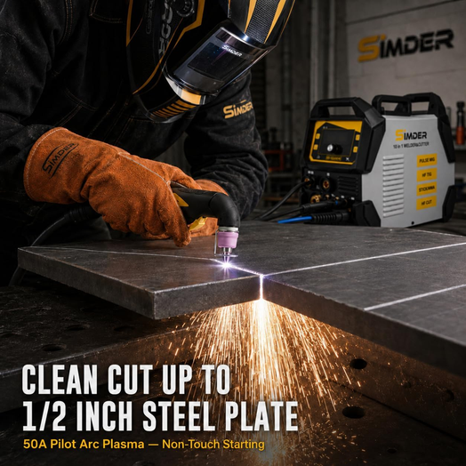 SSimder SD-4050 Pro 10-in-1  Aluminum MIG Welder Plasma Cutter Combo