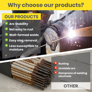 SSimder 10LBS 1/8" E7018 Welding Rods
