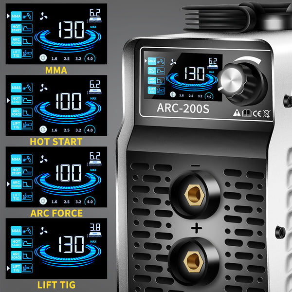 Ssimder ARC-200S Stick Schweißer Aufzug TIG/Stick 2 in 1 Schweißmaschine