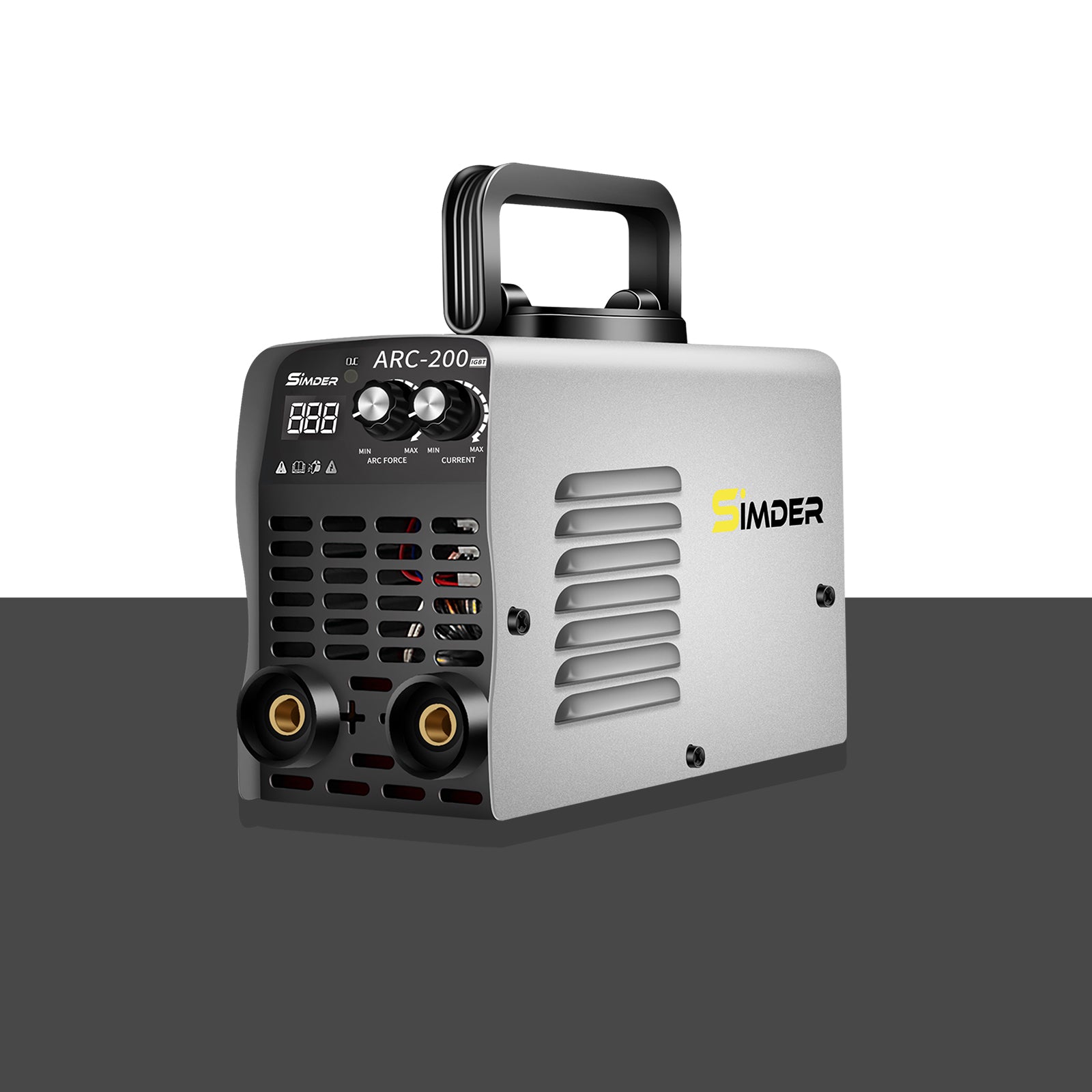 SSimder Mini Stick Welder 110V 220V Dual Voltage 4.98LB Portable Welding Machine IGBT Inverter ARC Force Adjustable ARC Welder for Workshop Outdoor Supports E6013 E7018 Rods 1/16