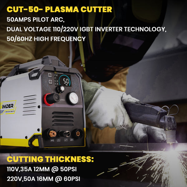 SSIMDER CUT-50 PRO Pilotlichtbogen-Plasmaschneider