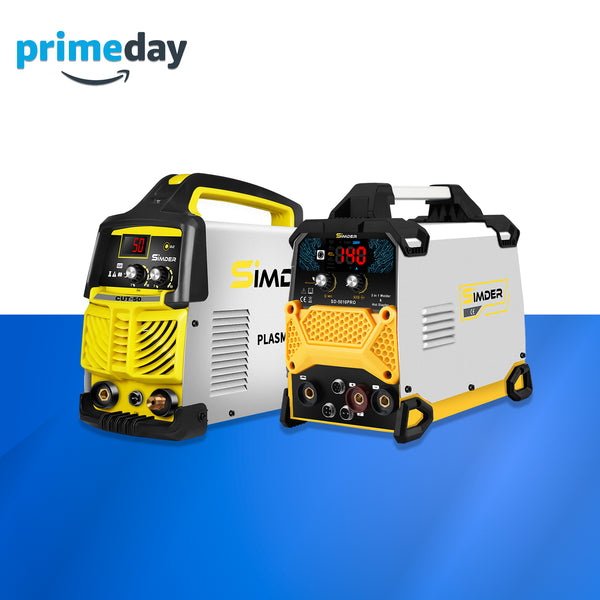 SSIMDER CUT-50 Plasma Cutter + SD-5010PRO 5-in-1 Welder, Hot Stapler&Soldering Iron