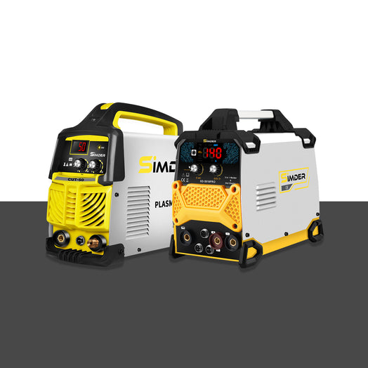 SSIMDER CUT-50 Plasma Cutter + SD-5010PRO 5-in-1 Welder, Hot Stapler&Soldering Iron