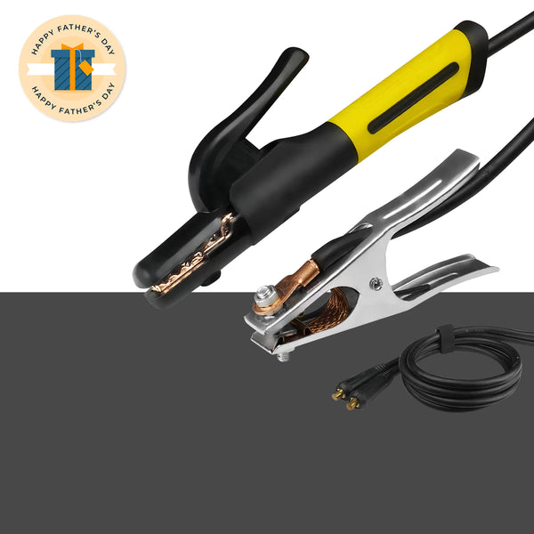 SSimder Heavy Duty Electrode Holder & Ground Clamp Pack