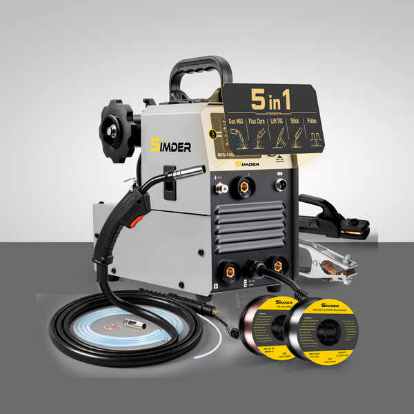 SSimder MIG-140 Pro 5 in 1 Pulse MIG Welder