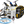 SSimder MIG-250 6-in-1 welder cutter 110V/220V with auto-darkening helmet, MIG/TIG/plasma torches and flux core wire