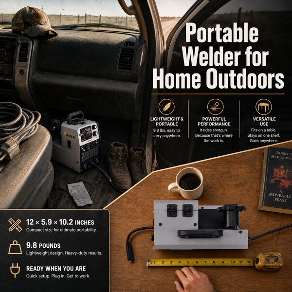 SSimder MIG-140 Pro 5 in 1 Pulse MIG Welder