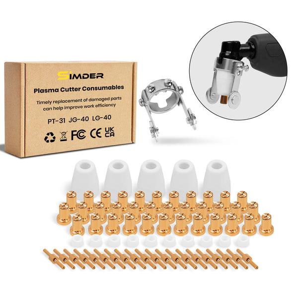 SSIMDER PLASMA CUTTER TORCH COMBESTables Pack 65pcs