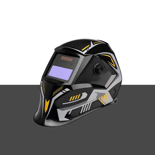 SSimder RLM-1000 auto darkening welding helmet, side view
