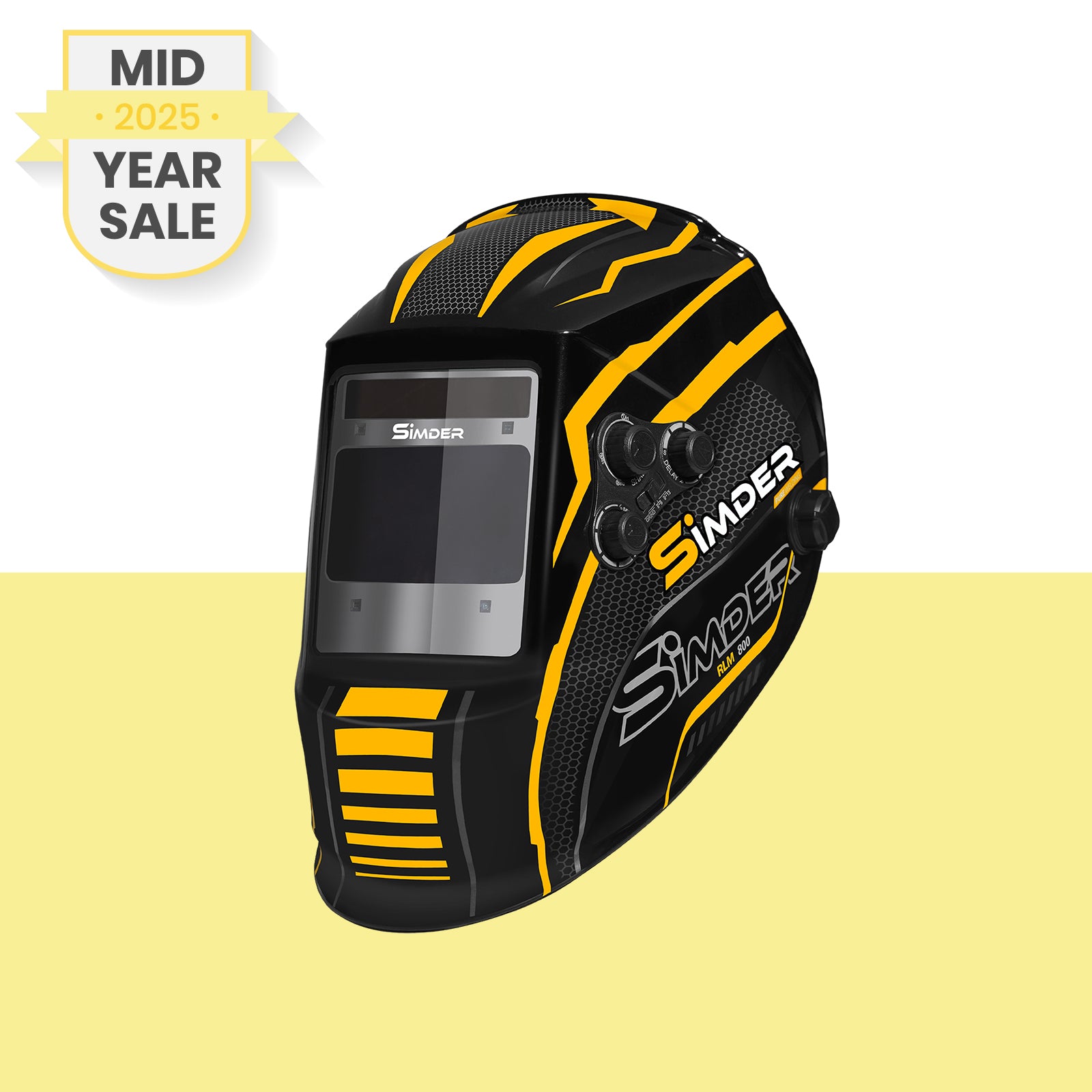 SSimder Auto Darkening True View Welding Helmet RLM-800-B