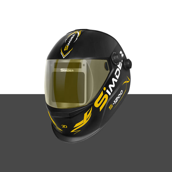 SSimder Auto Darkening True View Welding Helmet S-1200