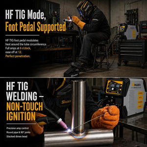 SSimder SD-4050 Pro 10-in-1  Aluminum MIG Welder Plasma Cutter Combo