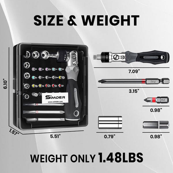 SSIMDER 30-in-1 Screwdriver Set