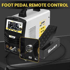 SSimder TIG-250AC 6 in 1 AC Pulse TIG Welder - TIG welding