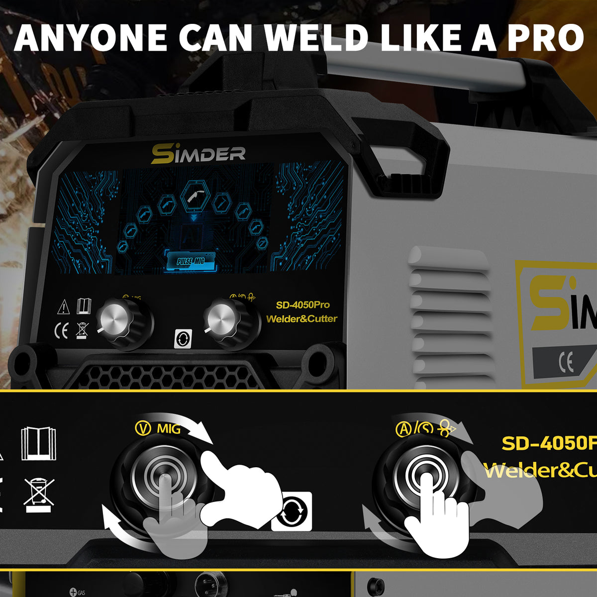 Corbett Simder Tools SSIMDER actualizado SD-4050PRO (2024) soldador y cortador de aluminio ...