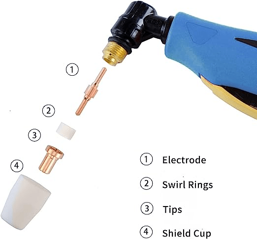 SSimder Plasma Cutter Torch Consumables Pack 65Pcs - Welding